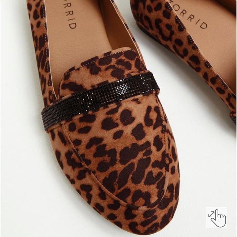 Embellished Band Loafer (WW) Torrid sz 9